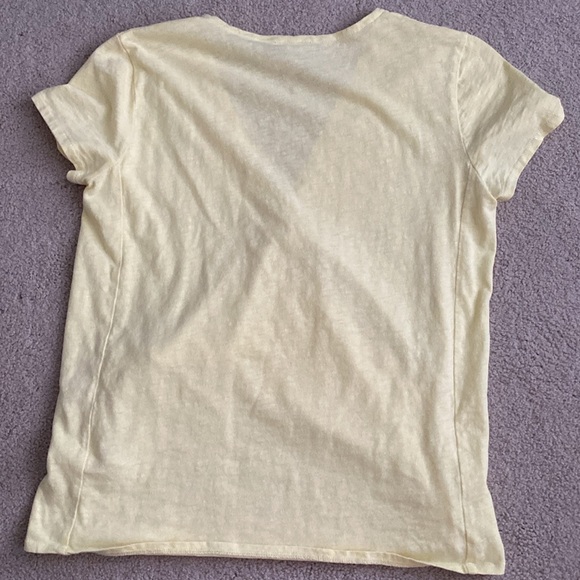 J. By J.Crew size small wrap and tie yellow Tshirt - Picture 2 of 14